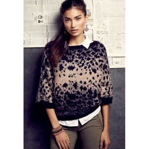 Anthropologie Charlie & Robin Leopard Sweater
